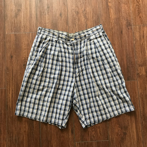 Old Navy Khakis Plaid Shorts Size 31