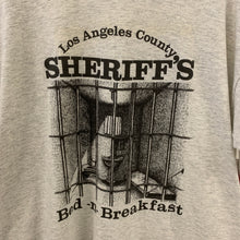 Load image into Gallery viewer, DH 90’s LA County Bed &amp; Breakfast Tee Size XL (faint stains and hole)