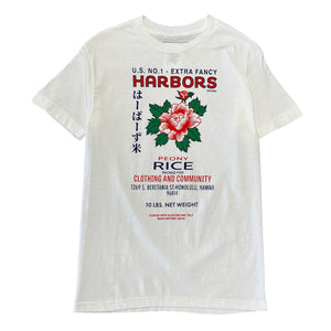 Harbors Rice Bag T-Shirts Black & White