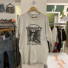 Load image into Gallery viewer, DH 90’s LA County Bed &amp; Breakfast Tee Size XL (faint stains and hole)