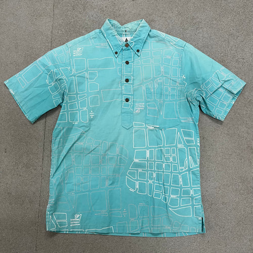 Sig Zane Shirt Map Sig On Smith Pullover (Light Blue) Size S