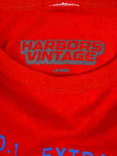 Load image into Gallery viewer, Harbors Rice Bag Vintage T-Shirt (Red faded, narrow collar)