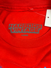 Load image into Gallery viewer, Harbors Rice Bag Vintage T-Shirt (Bright Red, thick collar)