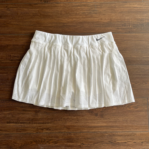 Nike Dri-Fit White Tennis Mini Skort Size XL Long