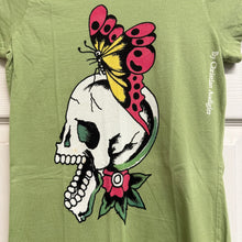 Load image into Gallery viewer, Y2K Ed Hardy Skull &amp; Butterfly Women's Tee Size S