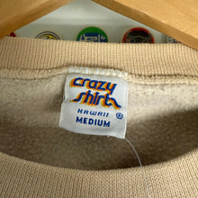 Load image into Gallery viewer, 90&#39;s Crazy Shirtz Hawaiian Quilt Tan Crewneck Size M