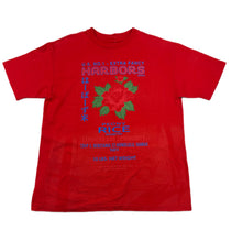 Load image into Gallery viewer, Harbors Rice Bag Vintage T-Shirt (Bright Red, thick collar)