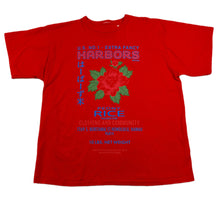 Load image into Gallery viewer, Harbors Rice Bag Vintage T-Shirt (Red faded, narrow collar)